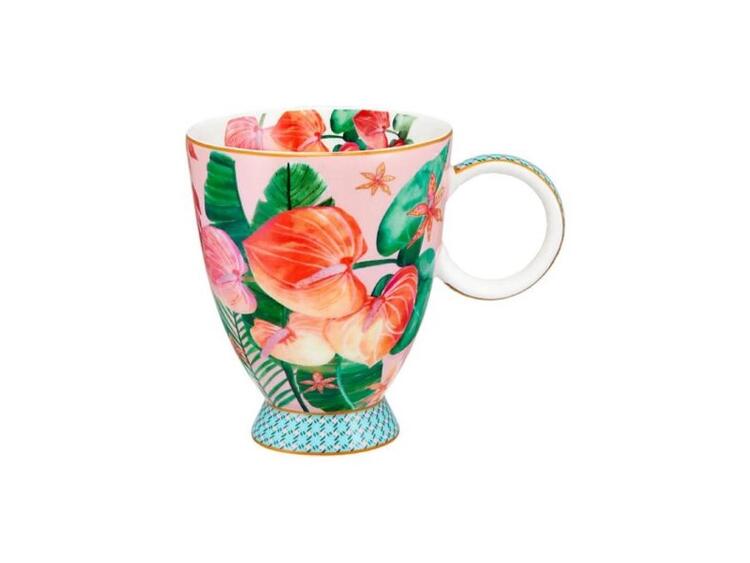 TROPICANA MUG C/PIEDE 300ML ROSA G 