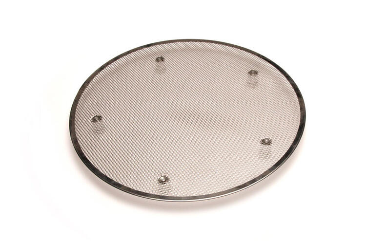 RETINA INOX CM. 45 CON PIEDINI H.3 