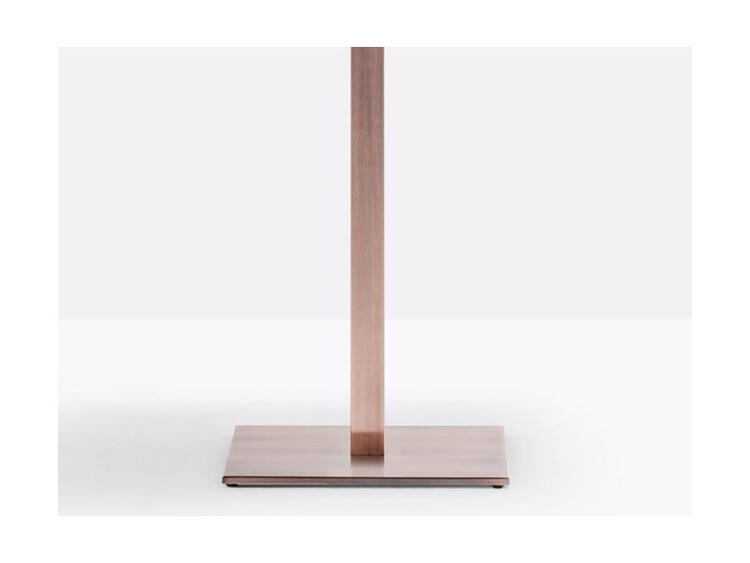 BASAMENTO INOX 400X400 OTTONE ANTICATO 