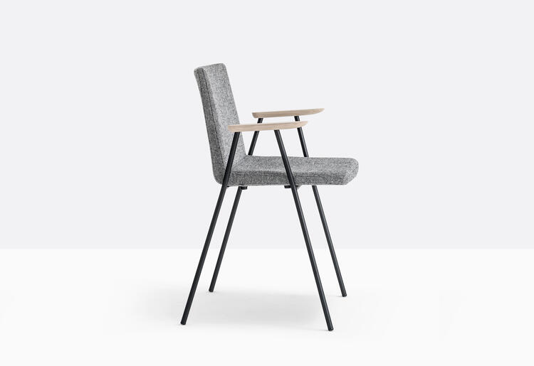 POLTRONA OSAKA METAL SCOCCA IMBOTTITA