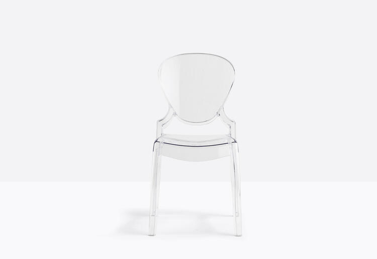 SEDIA QUEEN POLICARBONATO TRASPARENTE