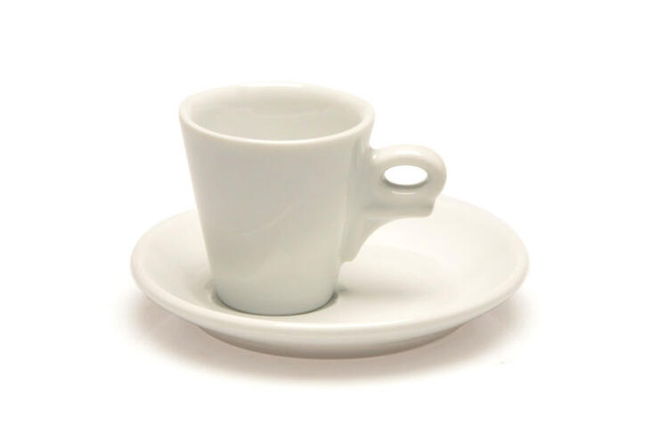 TAZZE CAFFÈ GIOTTO CON PIATTO BIANCA