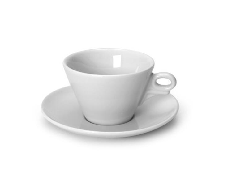 TAZZE CAPPUCINO GIOTTO CON PIATTO BIANCA