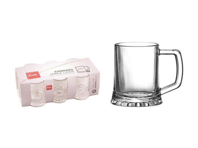 BICCHIERE LIQUORE PZ.6 AMBER.CL.2,2 