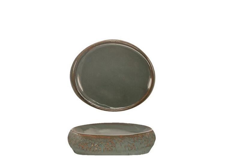 PIATTO OVALE SUSHI PLUME MAAR 23X20 