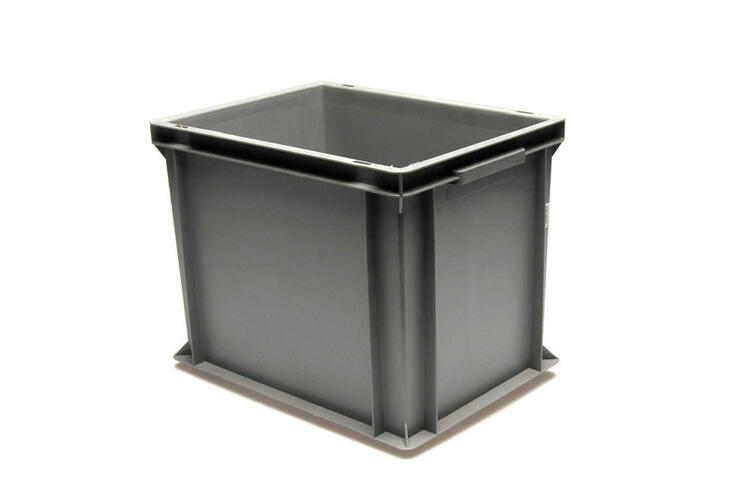 CONTENITORE EUROPA 40X30X32 MANICO ESTERNO FONDO LISCIO