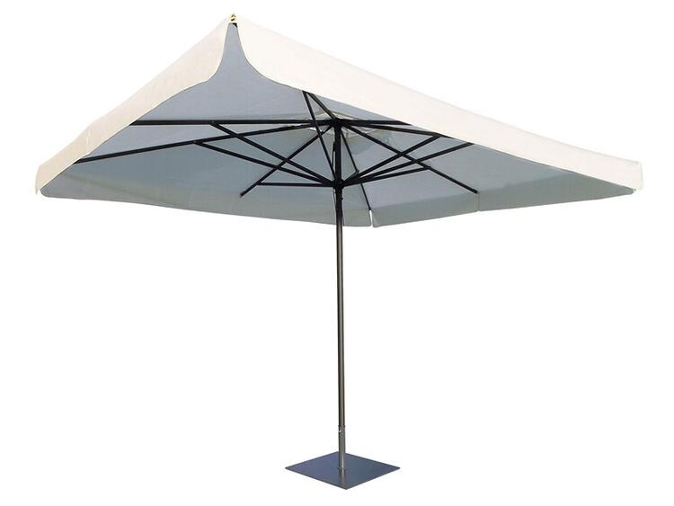 OMBRELLONE NAPOLI STANDARD 3X3 TERRACOTTA CON VOLANT