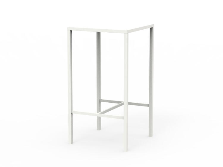 TAVOLO SEASIDE ALTO 60X60 BIANCO