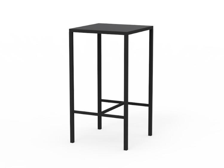 SEASIDE TAVOLO ALTO 60X60 NERO 