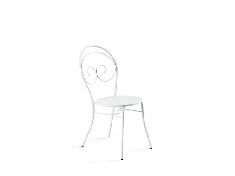 SEDIA MIMMO BIANCO RAGGRINZITO 