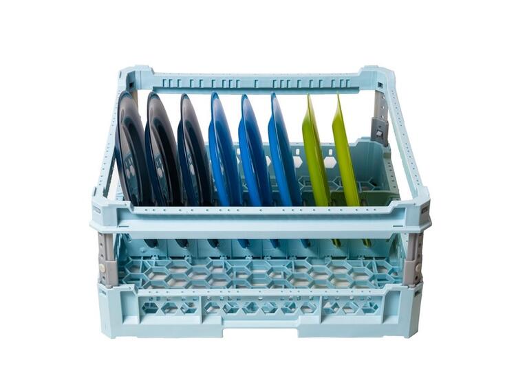 CESTA PER 8 PIATTI CON RIALZO