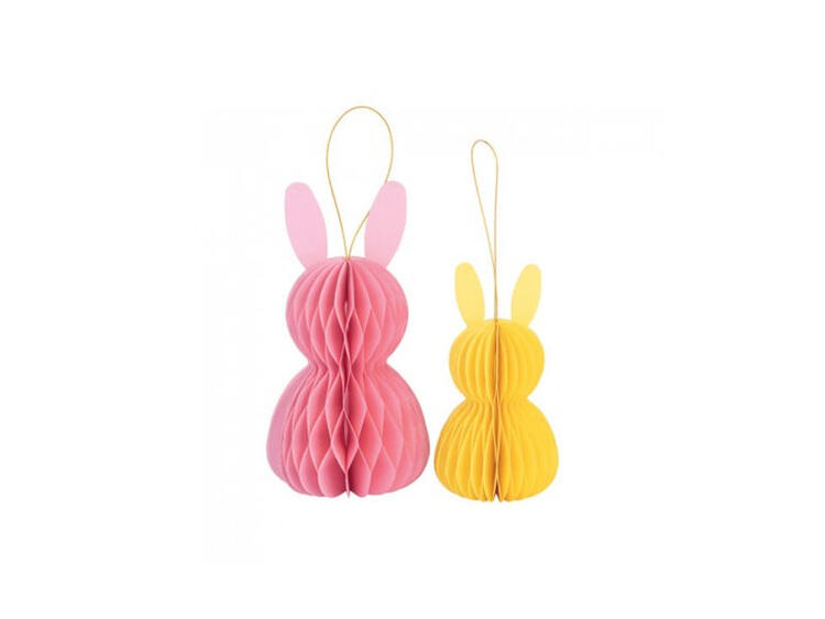 CONIGLIO IN CARTA CM.40 COLORI ASS. 