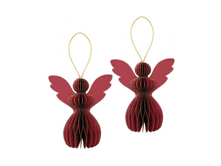 DECORO CARTA PZ.2 ANGELO 12 BORDEAU 