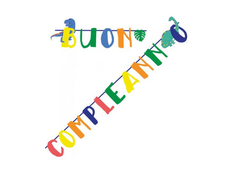 FESTONE BUON COMPLEANNO DINO M.2,50 