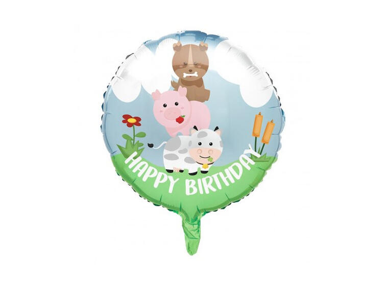 PALLONE MYLAR HAPPY FARM CM.45 