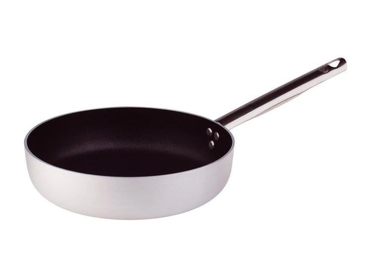 PADELLA DIRITTA ALLUMINIO ANTIADERENTE SENZA COPERCHIO 1 MANICO TUBOLARE INOX CM 60X9