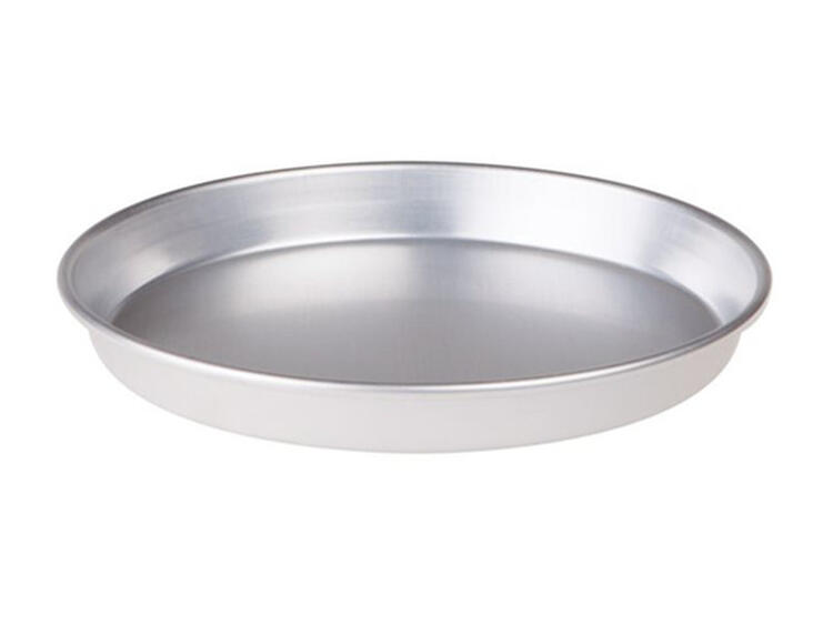 TORTIERA CONICA IN ALLUMINIO CON ORLO CM 22 H 3 CM 