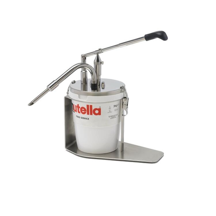 DOSATORE PER CREMA NOCCIOLE INOX CON BECCO 