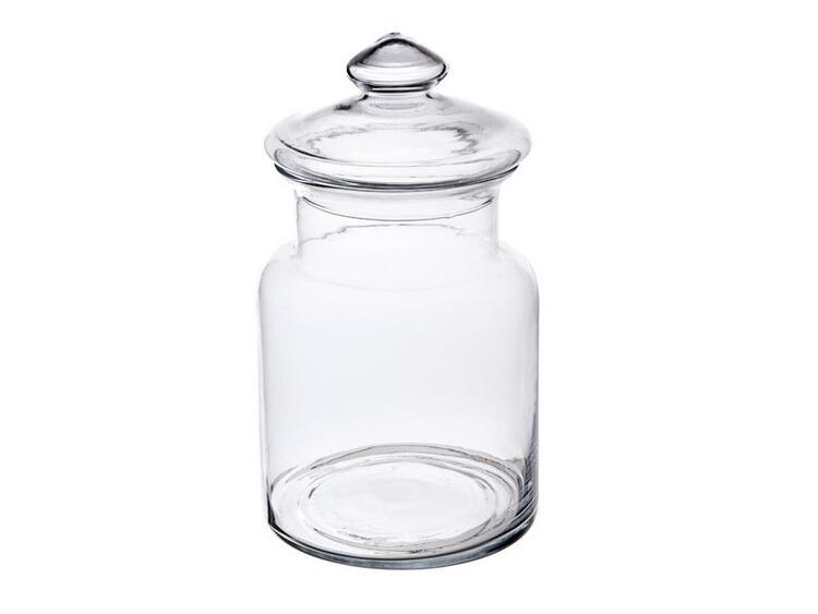 BOMBONIERA VETRO CON COPERCHIO 