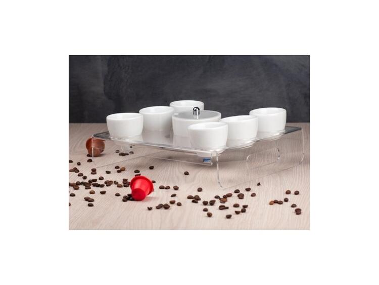 VASSOIO LIKE WATER 6 TAZZE 