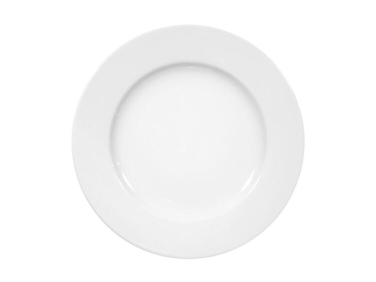 MERAN UNI 7 PIATTO PIANO 30 BIANCO CON FALDA 