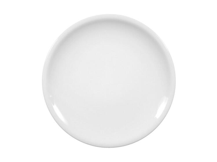 COMPACT PIATTO PIANO PORCELLANA BIANCO FALDA STRETTA 25,5 CM 