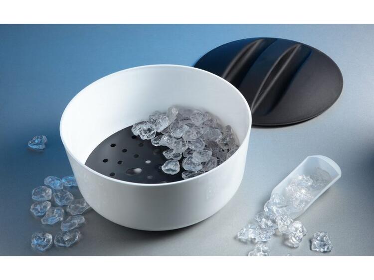 PORTAGHIACCIO CON COPERCHIO E GRIGLIA