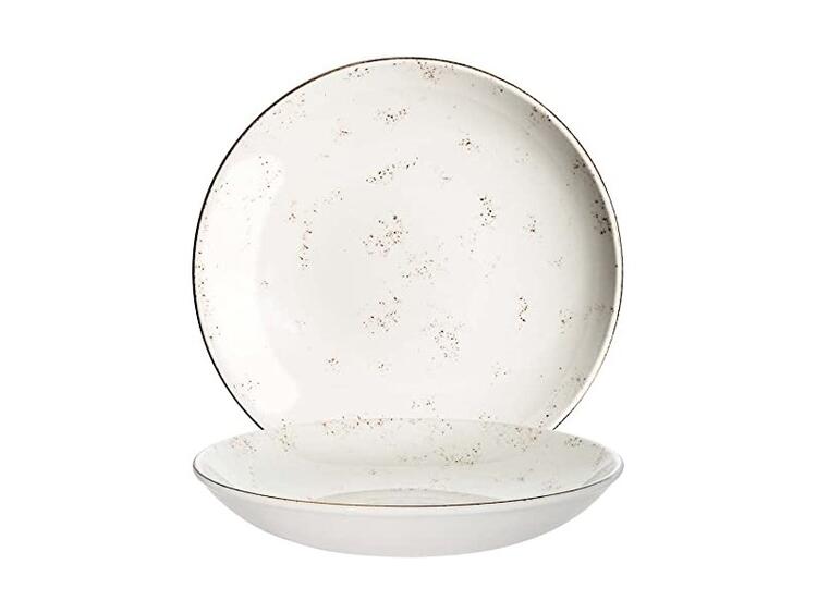 GRAIN PIATTO FONDO PORCELLANA CL 50