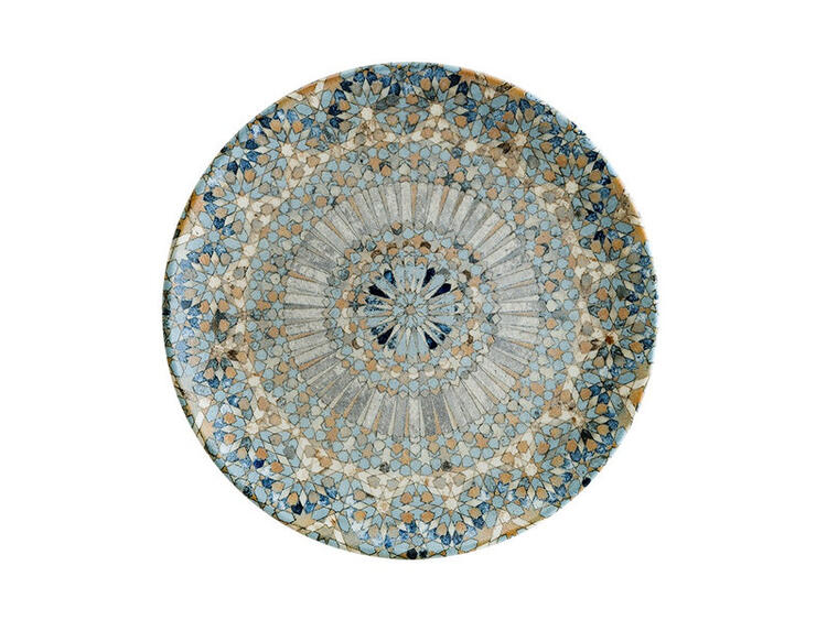 MOSAIC PIATTO PIANO PORCELLANA CM 21 