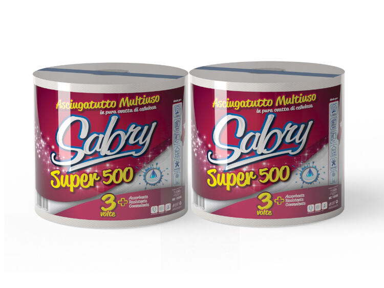 ASCIUGATUTTO SABRY SUPER CONFEZIONE PZ.2