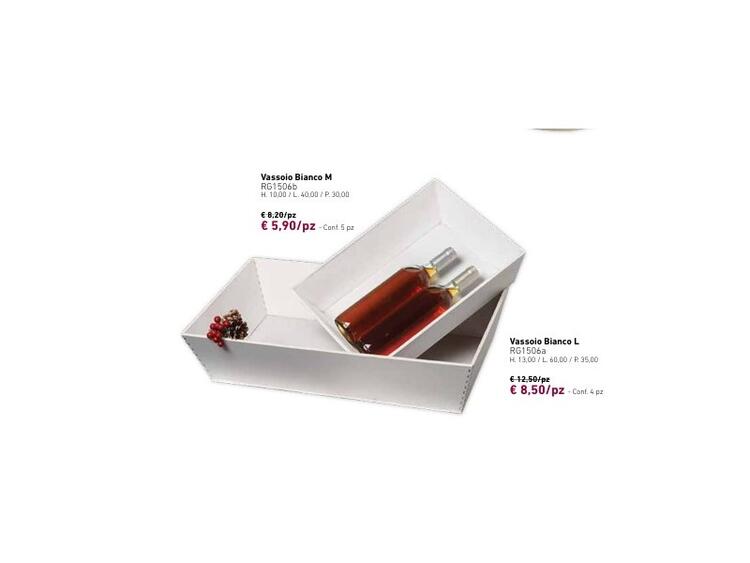 VASSOIO BIANCO M 
