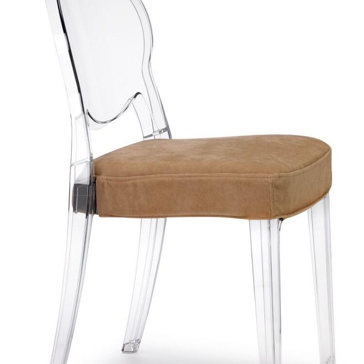 CUSCINO COLOR CAMMELLO VELLUTINO